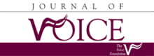 JOURNAL OF VOICE